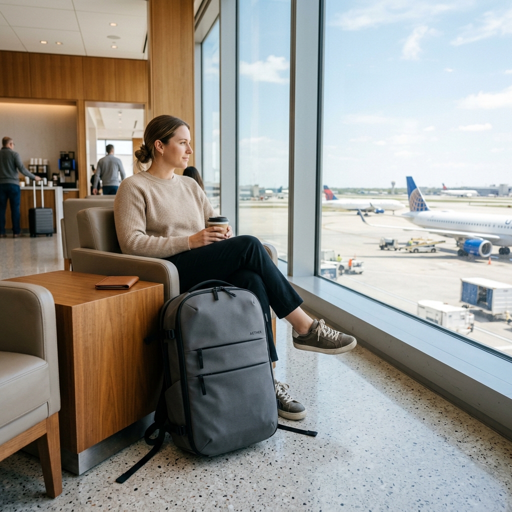 Minimalist travel backpack